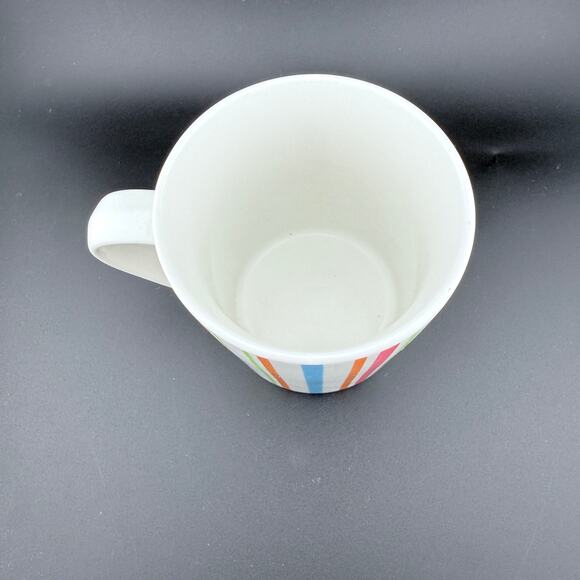 Starbucks Coffee 2005 Striped Mug – 14 oz Multicolor Lines – Rare Vintage - Picture 2 of 6